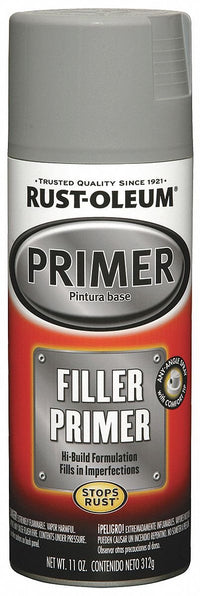 Rust-Oleum Filler Primer 249279, Gray, 11-oz. - Quantity 6
