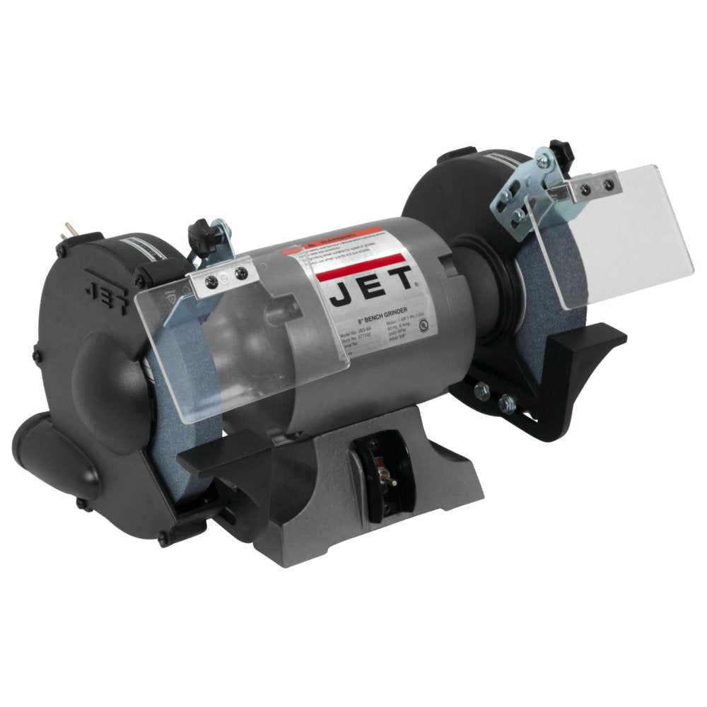 JET 8-Inch Grinder Bench, 3450 RPM, 1/2 HP, 120V 1Ph (Model JBG-8)