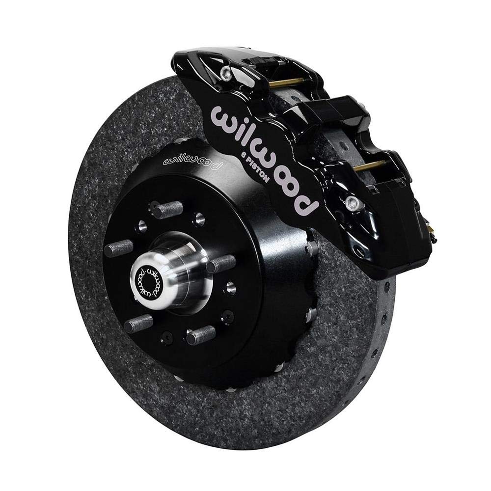 Wilwood AERO6 140-13144-CSICR Dynamic Front Kit, 14.00" C/SiC Rotor, Red, 67-69 Camaro, 64-72