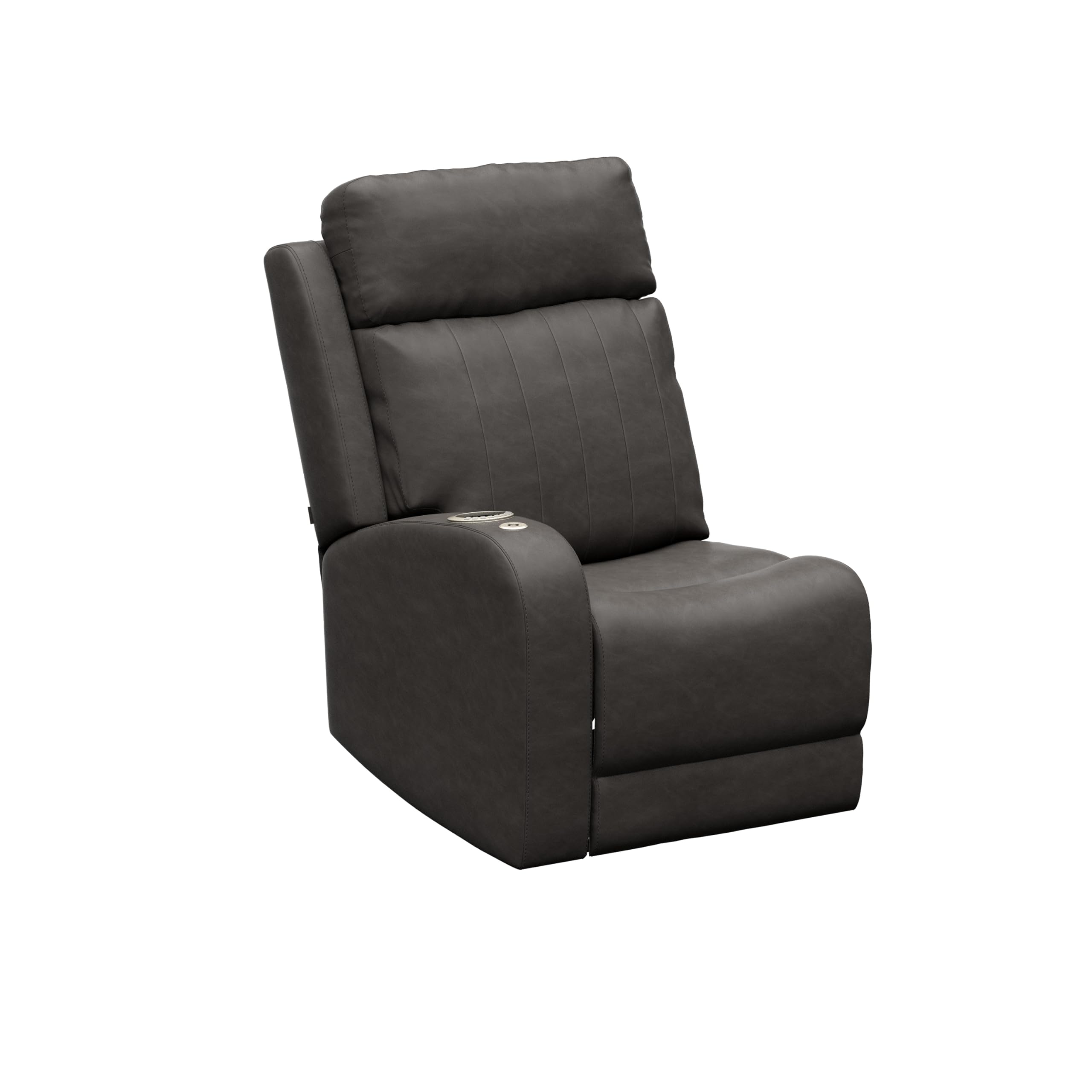THOMAS PAYNE McCoy RV Theater Seating Signature Seismic Series Right Arm Recliner with Power Adjustable Lumbar, Headrest, Reclining, Heating, Massage, Integrated Cupholder Controls - 2024044200