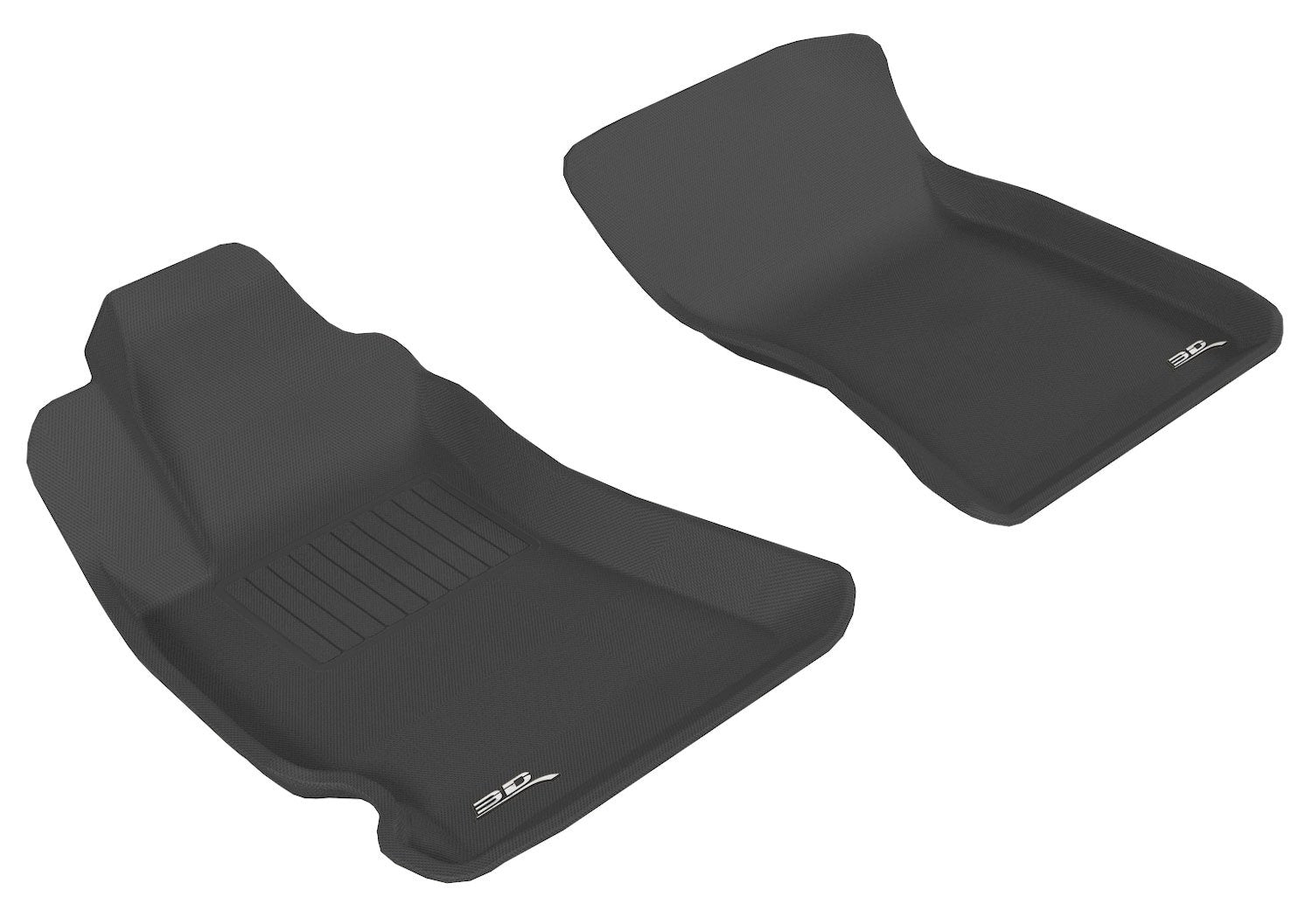 3D MAXpider Kagu Custom Fit Floor Mat (Black) Compatible with Subaru Forester 2009-2013 – R1