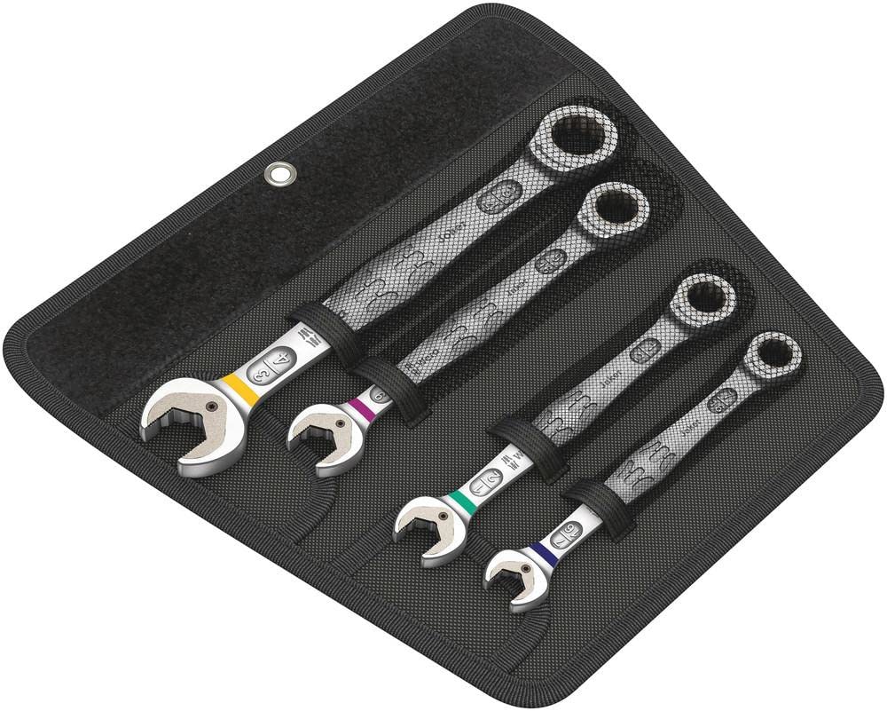 4 Pc Wera Joker Comb. Wrench Set (7/16 1/2 9/16 3/4 (5073295001)