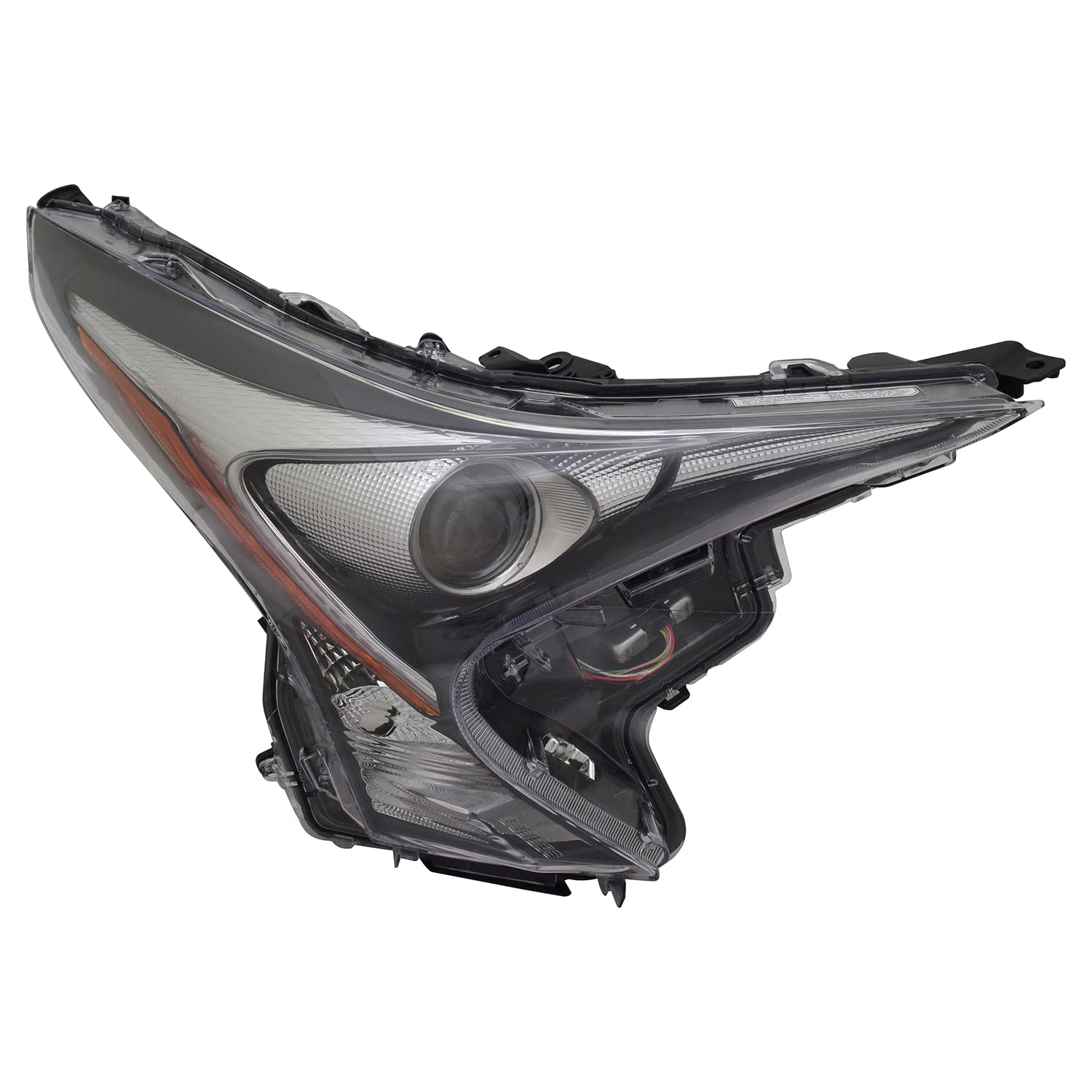 Right TYC Headlight Assembly Compatible with 2016-2018 Toyota Prius