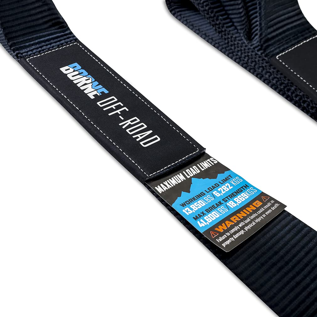 Borne Off-Road Mishimoto Tow Strap, 4 in, 30 Feet