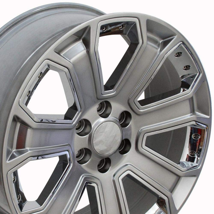 Hyper Black Wheel OE Wheels LLC CV93-20085-6550-31HB-ic Painted (20 x 8.5 inches /6 x 139 mm, 31 mm Offset)