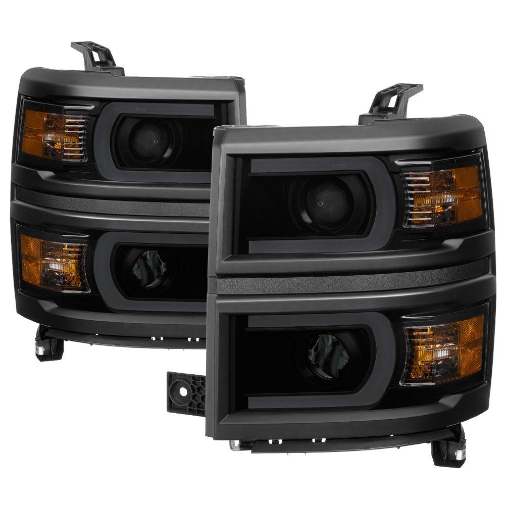 Projector Headlight Xtune PRO-JH-CS14-LBDRL-BSM, 1 Pack