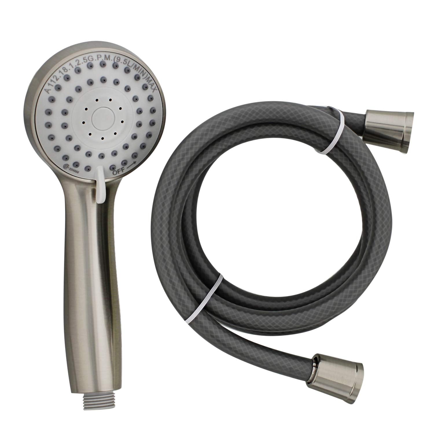 Deluxe Upgraded Empire Faucets CRD-UP-APS70N 3-Function Personal Shower Hose Kit - Brushed Nickel