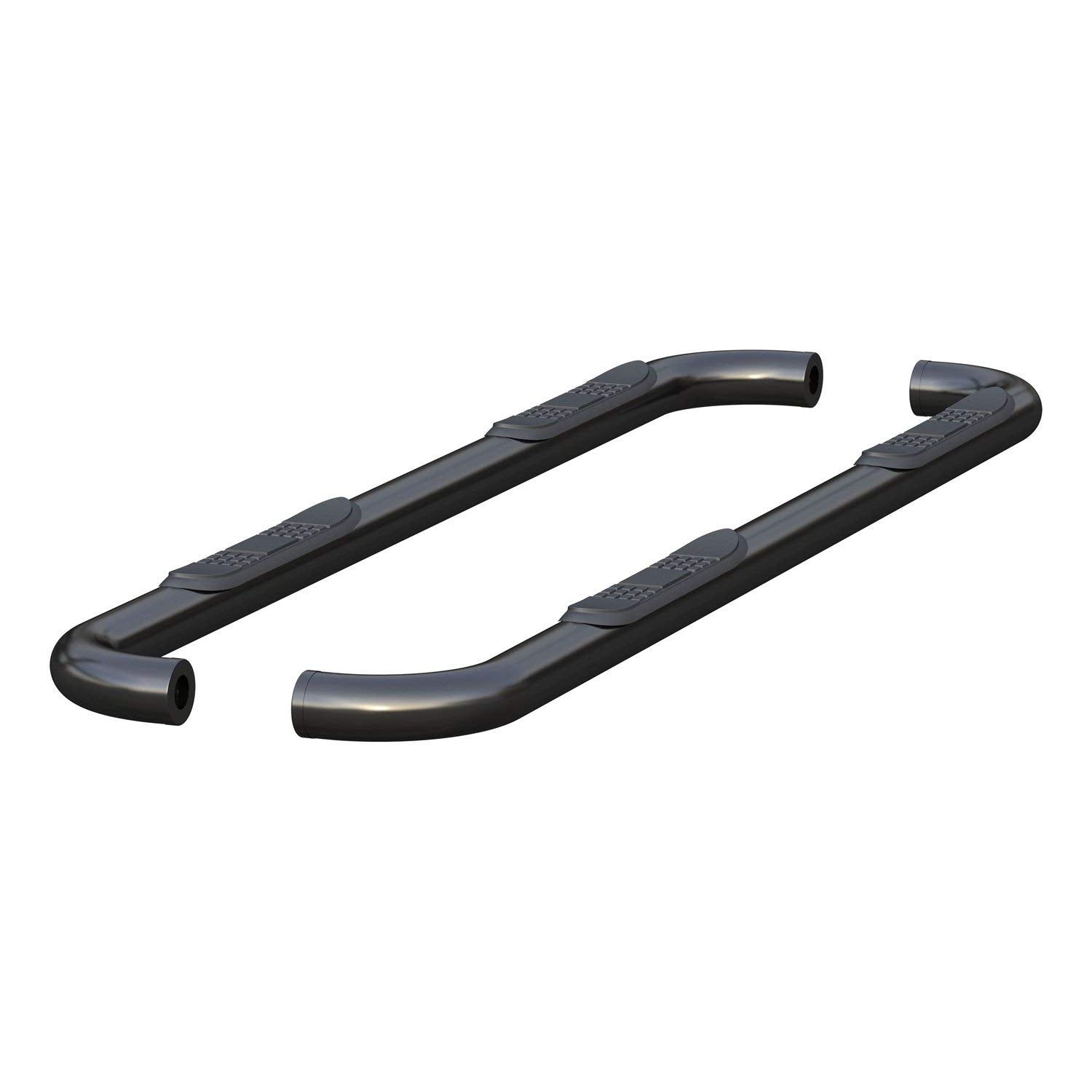Black Stainless ARIES 215045 Side Bars Fits Ram 1500