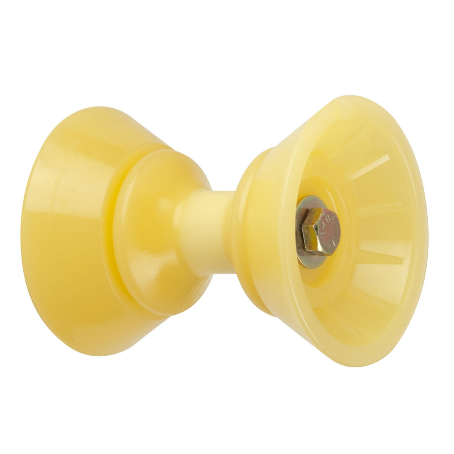 Bow Bell Roller Assembly - CE Smith - Durable Marine Tool - 3" - Yellow (29300)