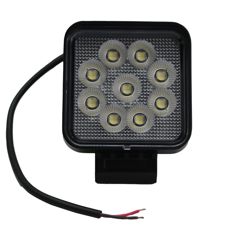 Race Sport Lighting 36-Watt Auxiliary Light Fit 4-inch Square IQ Series Auxiliary LED Flood Beam RS4IQ36WS