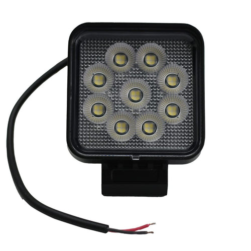 Race Sport Lighting 36-Watt Auxiliary Light Fit 4-inch Square IQ Series Auxiliary LED Flood Beam RS4IQ36WS