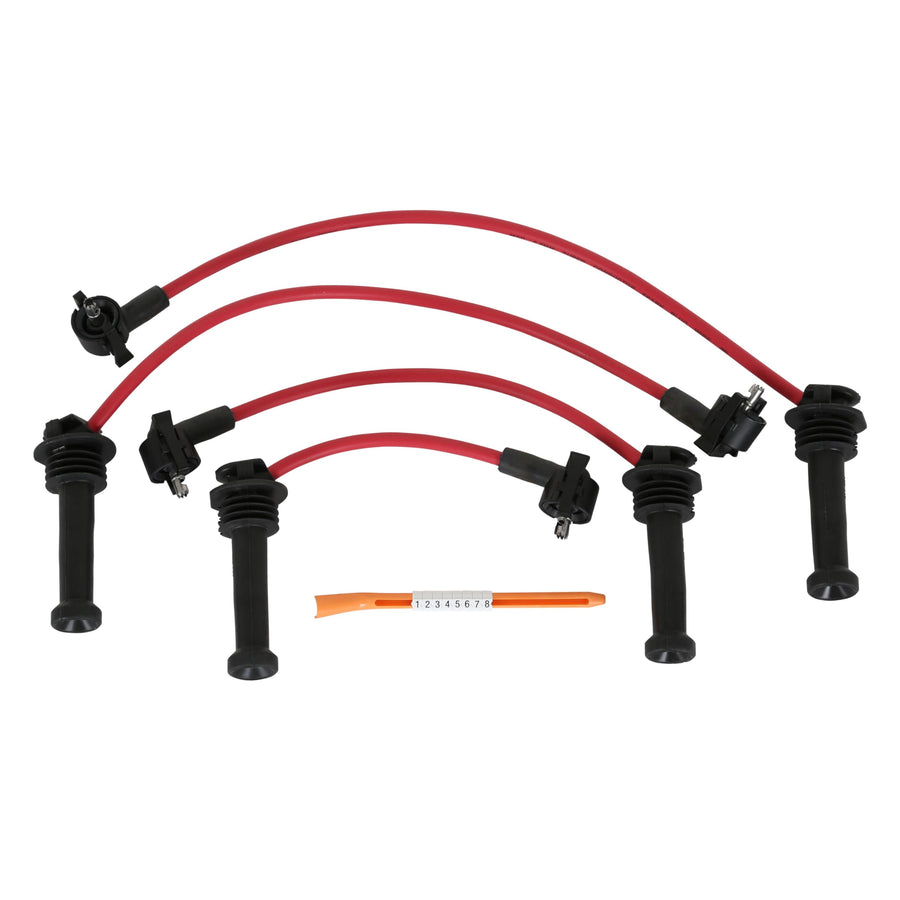 Super Conductor MSD 32939 Spark Plug Wire Set, Red