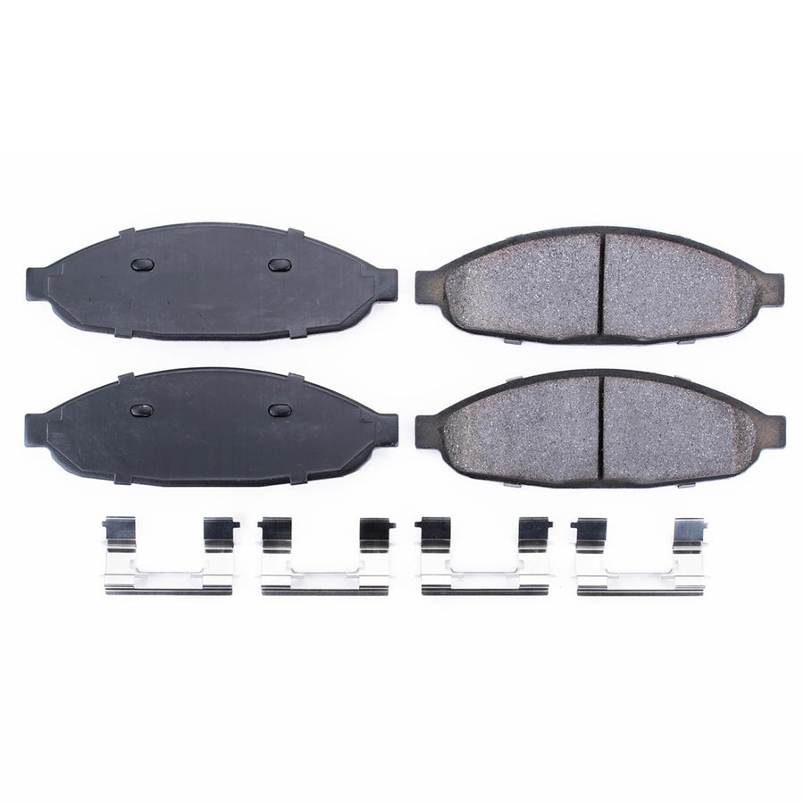 Power Stop Brake Kit Front For Chrysler Pacifica 2004-08 - Ceramic Brake Pads With Installation Hardware, 17-997