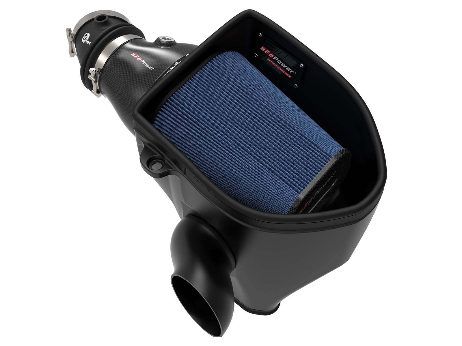 Track Series aFe POWER Intake System w/Pro 5R Filter, #57-10001R, Carbon Fiber
