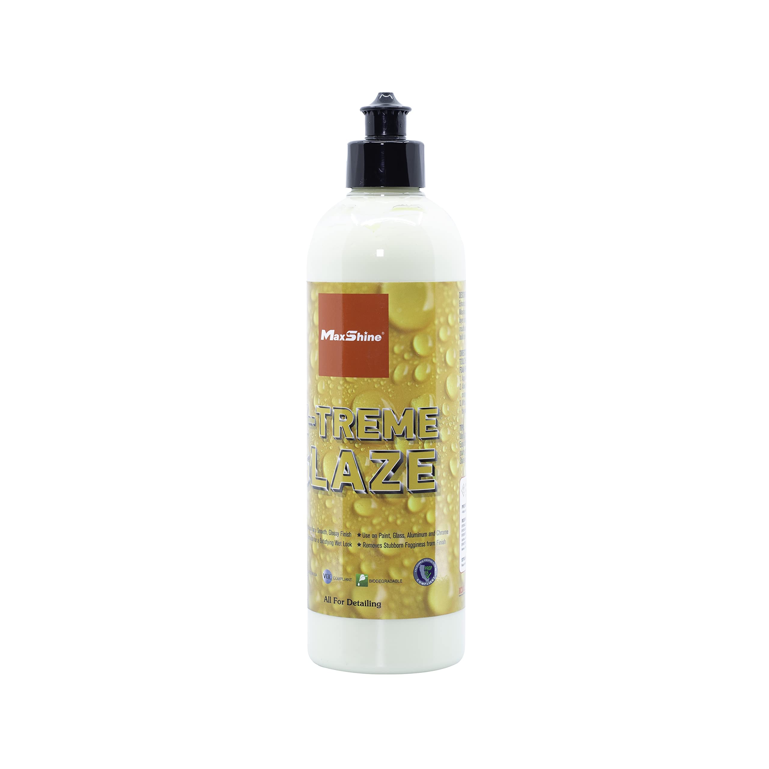 XTreme Glaze Maxshine 16oz – Ceramic and Montan Wax, Durable and Super Glossy Wet Finish Look, Long Lasting Protection