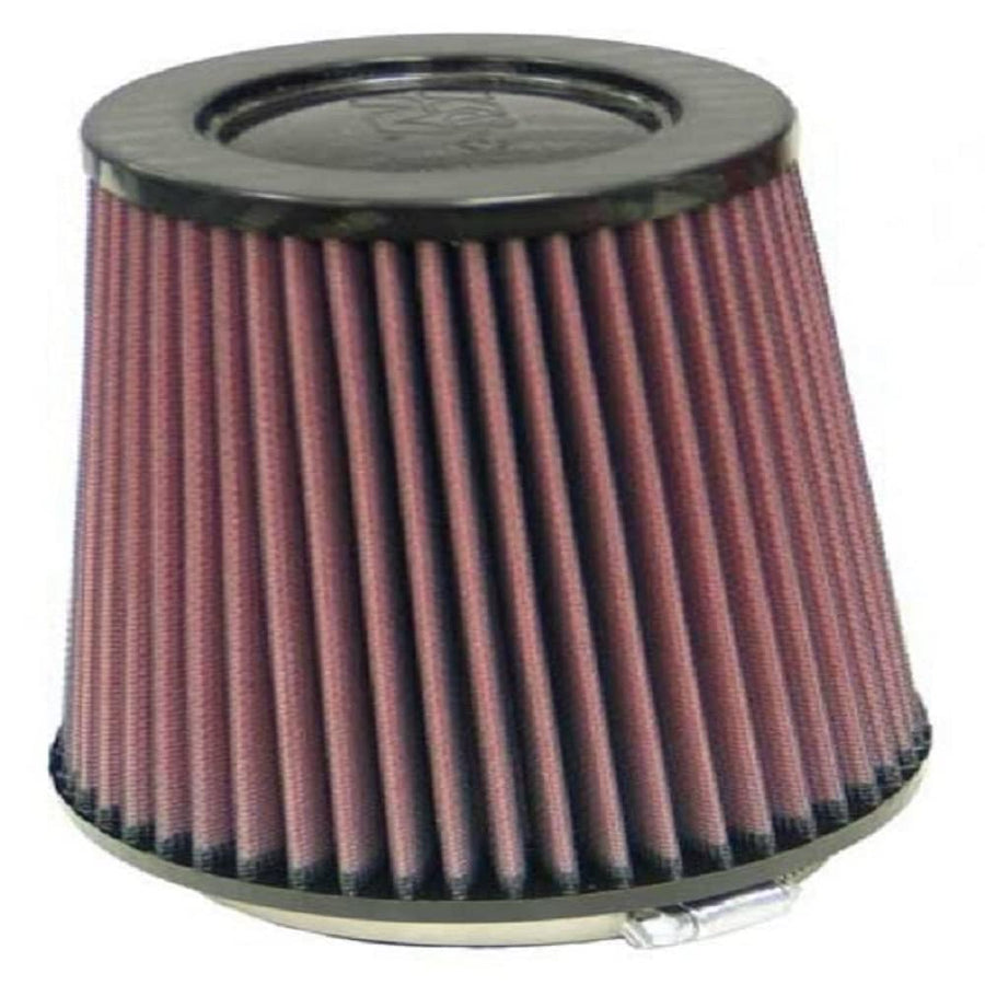 High-Flow K&N Original Lifetime Universal Air Filter - Carbon Fiber Top: High Performance, Premium: Flange Diameter: 4 In, Filter Height: 7 In, Flange Length: 0.625 In, Shape: Round Tapered, RP-4970