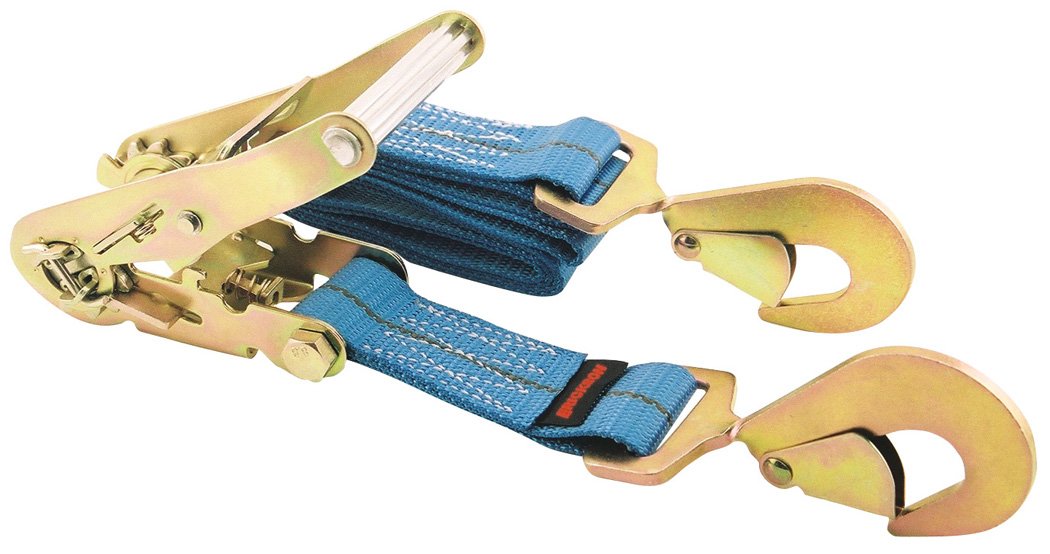2" x 7' Erickson Blue Car/Machinery Ratcheting Tie-Down Strap