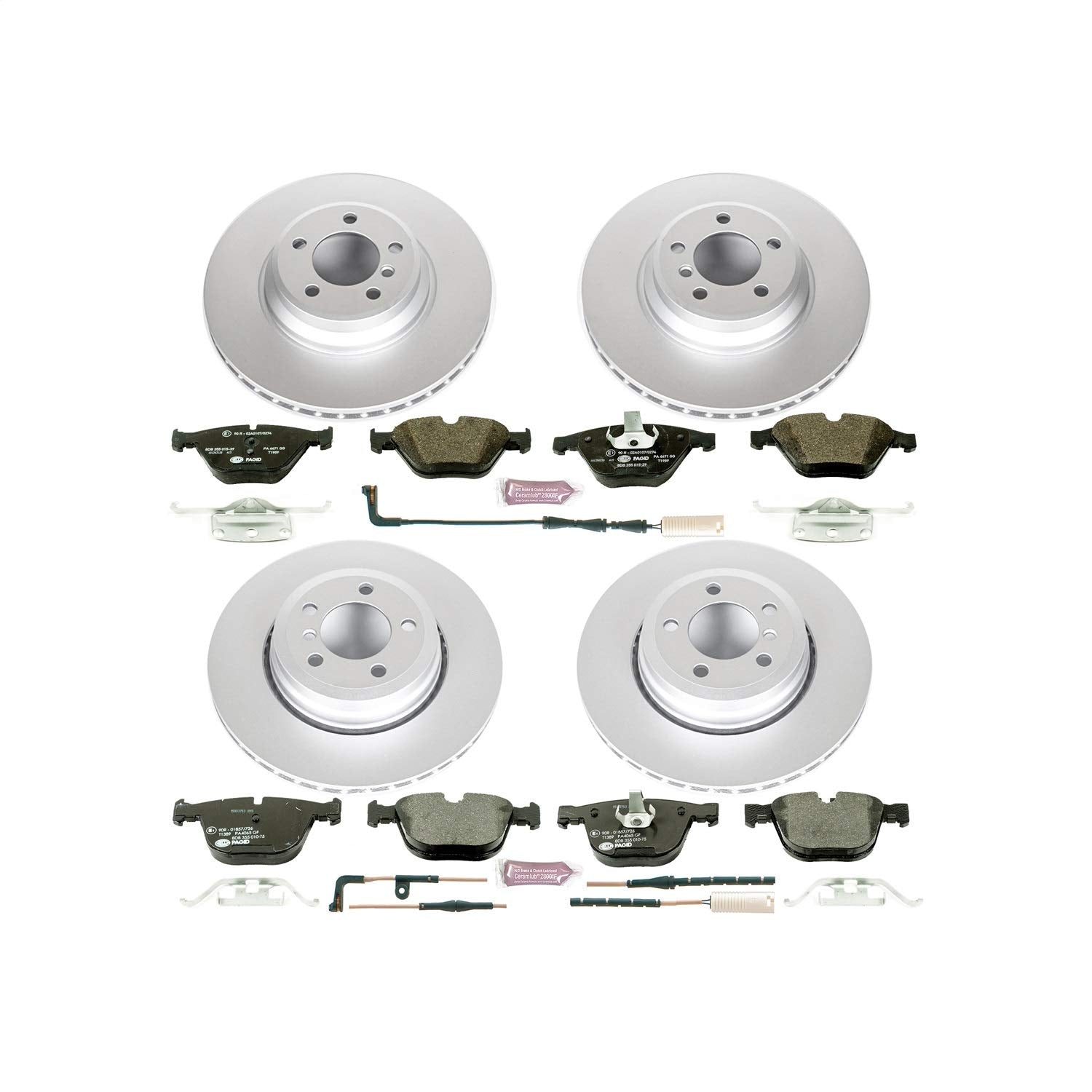 Euro-Stop Brake Kit Power Stop ESK4479 For BMW 750Li 2006-2008, BMW 750i 2006-2008, BMW 760Li 2005-2008, BMW 760i 2005-2006 [Model Specific]