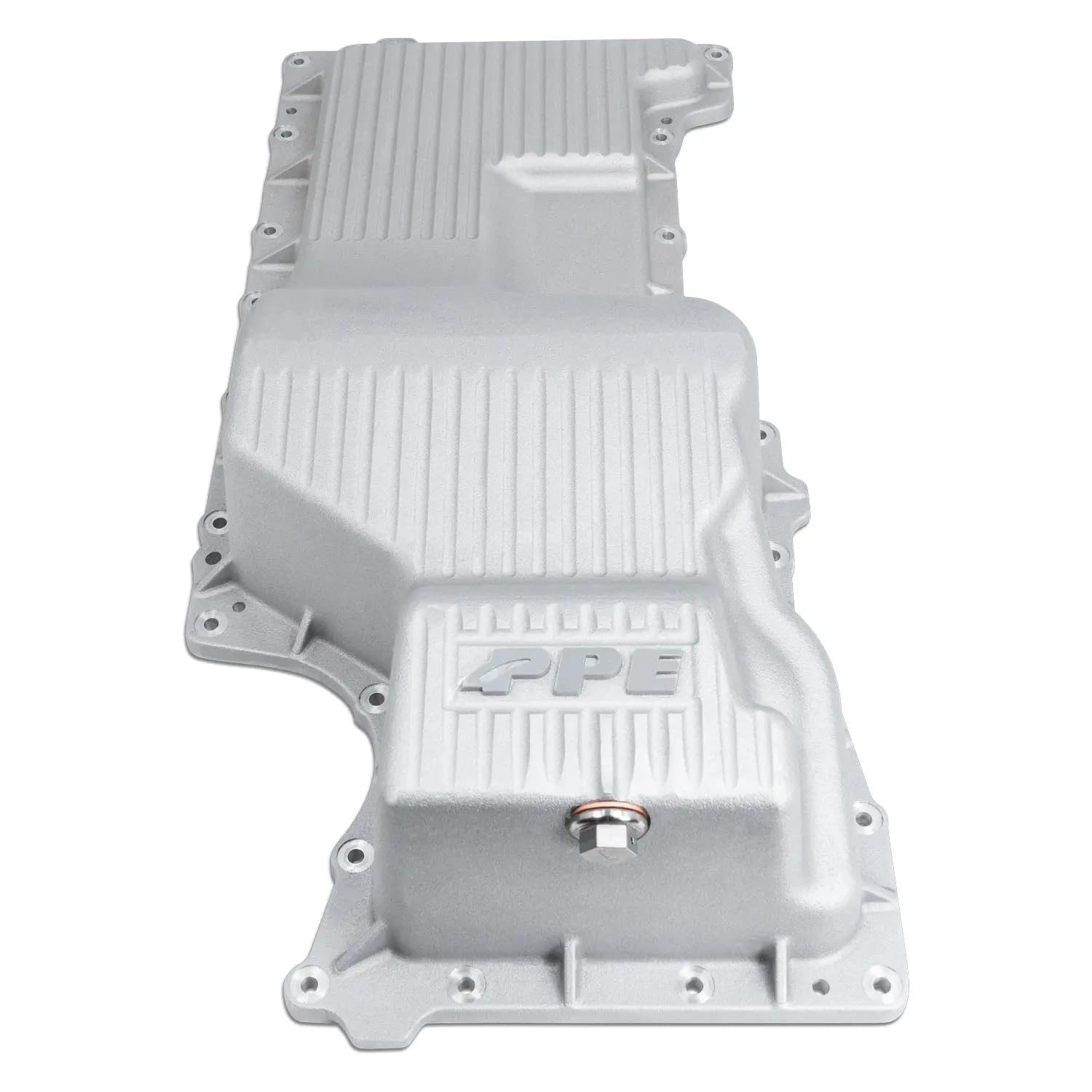 Heavy Duty PPE High Capacity Cast Aluminum Oil Pan (Raw) 114054000 Compatible for 2020+ Chevy Silverado or GMC Sierra with 3.0L Duramax