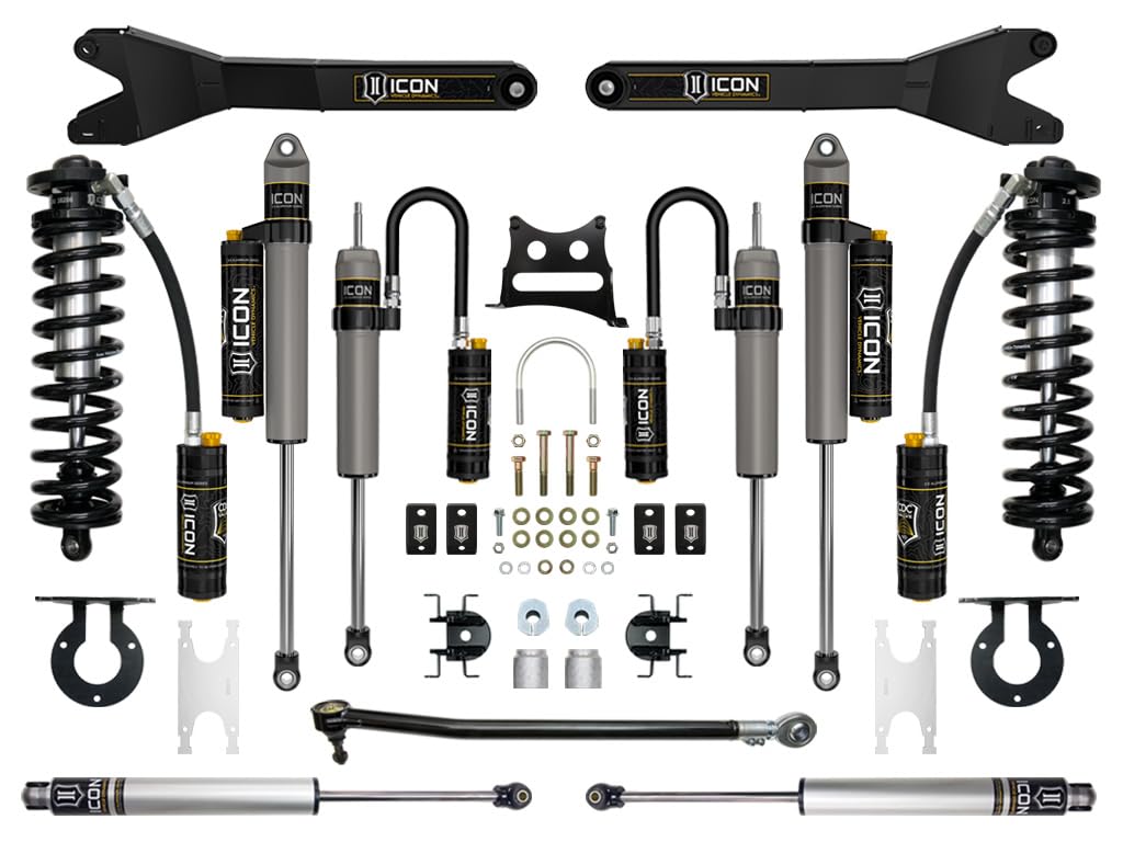 Stage 6 Coilover Conversion System, ICON 2.5-3" Lift Compatible with 2017-2022 Ford F250/F350, K63146