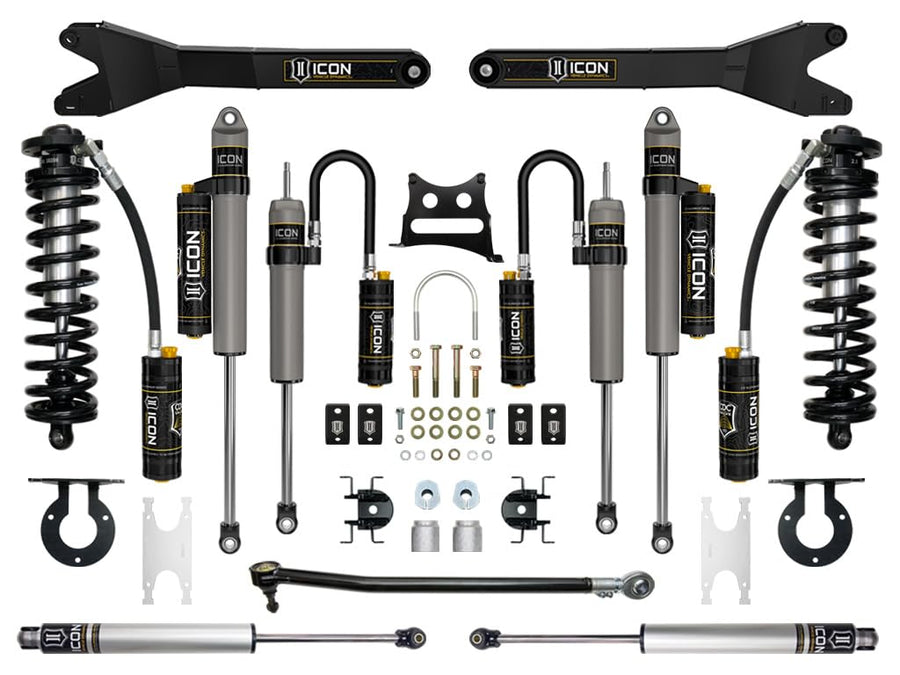 Stage 6 Coilover Conversion System, ICON 2.5-3" Lift Compatible with 2017-2022 Ford F250/F350, K63146