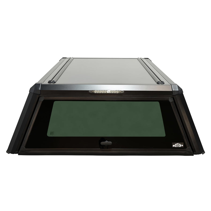 Westin 16-15505 Truck Cap EXP with Solid Front Glass fits 2023-2026 Frontier 6'1" Bed Matte Black