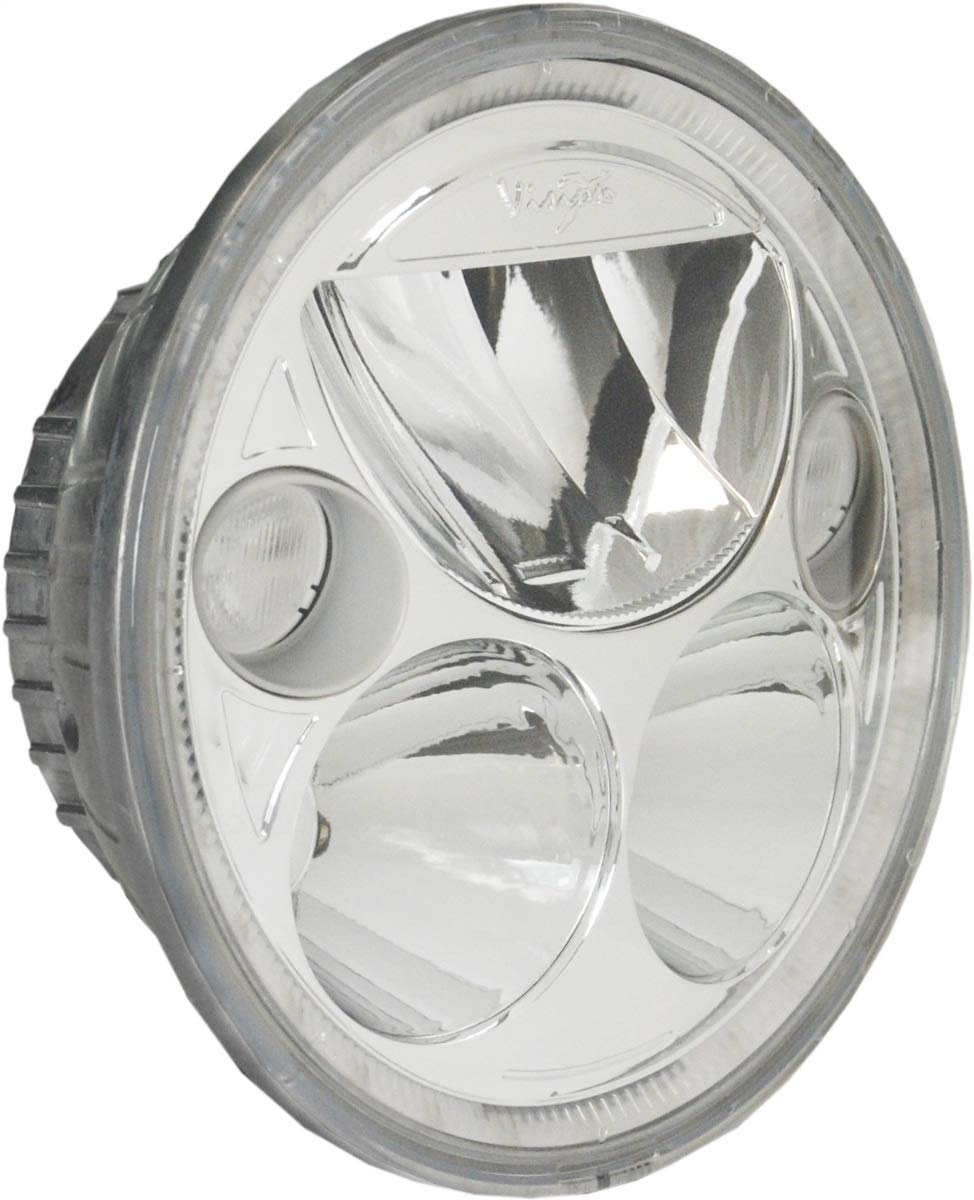 5.75" Round Vision X Vortex LED Headlight with Low-High Halo 9895604