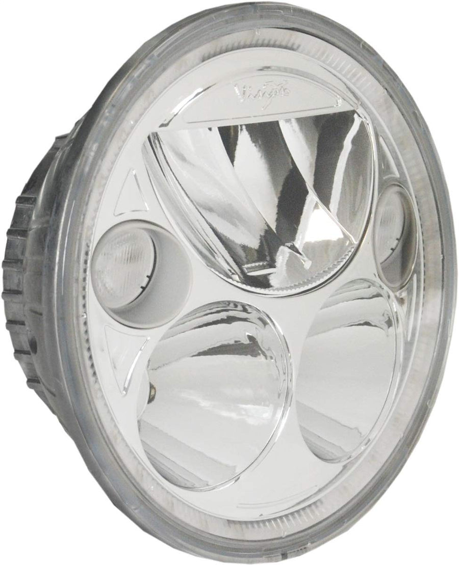 5.75" Round Vision X Vortex LED Headlight with Low-High Halo 9895604