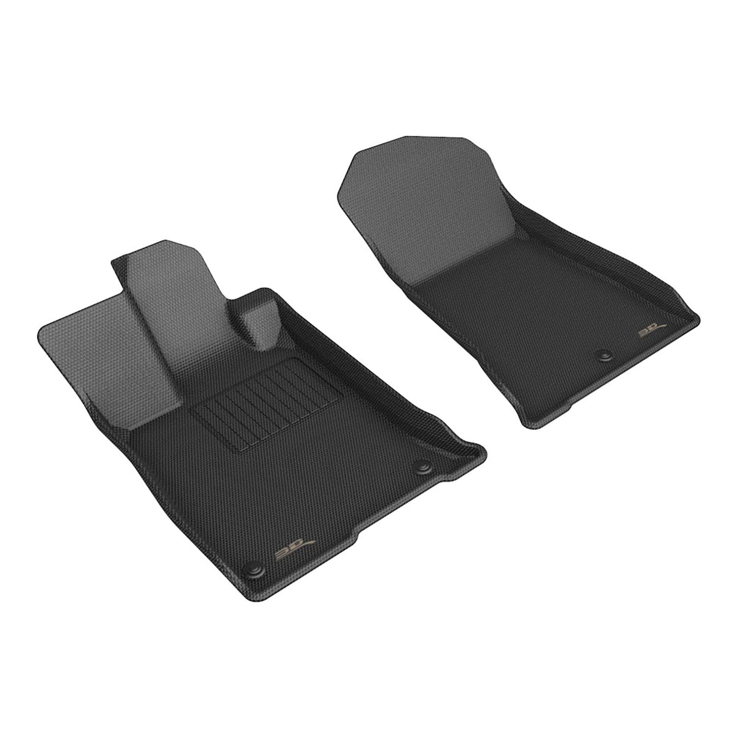 Kagu 3D MAXpider Custom Fit Floor Mat (Black) Compatible with Acura TLX 2021-2024 - Front Row