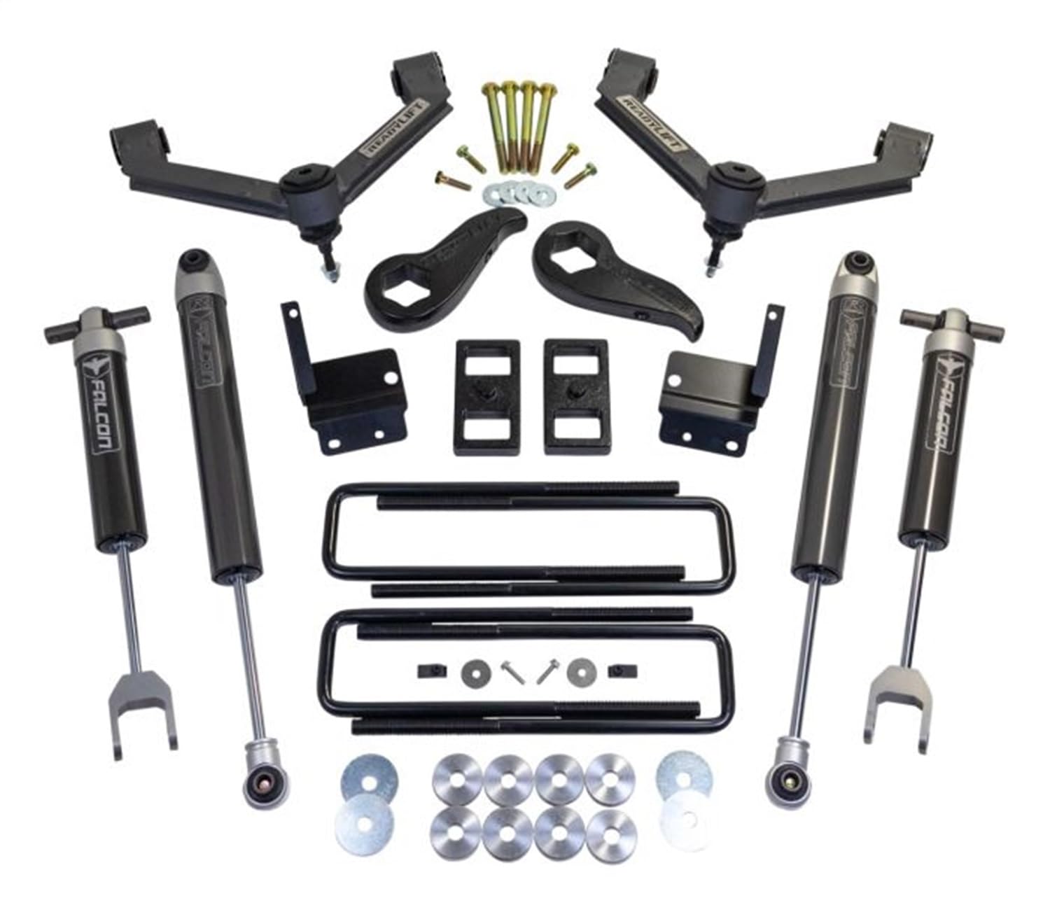3'' ReadyLIFT SST Lift Kit with Fabricated Control Arms and Falcon 1.1 Monotube Shocks For Chevrolet/GMC 2500HD/3500HD RWD, 4WD