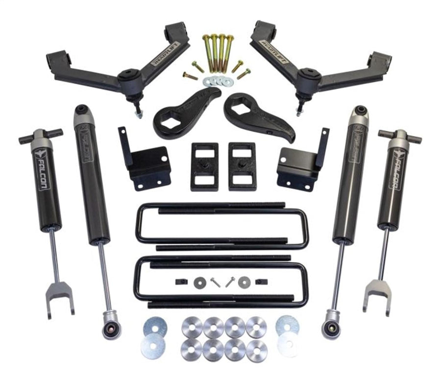 3'' ReadyLIFT SST Lift Kit with Fabricated Control Arms and Falcon 1.1 Monotube Shocks For Chevrolet/GMC 2500HD/3500HD RWD, 4WD