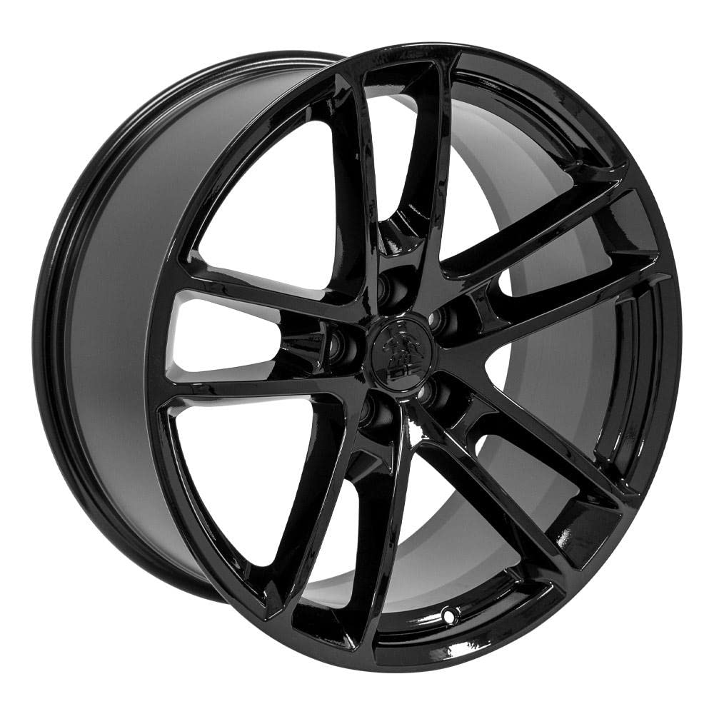 20 Inch OE Wheels DG23 Rim Fits Charger/Challenger SRT Hellcat Style 5x115 20x9 Gloss Black - Hollander 2718 (1)