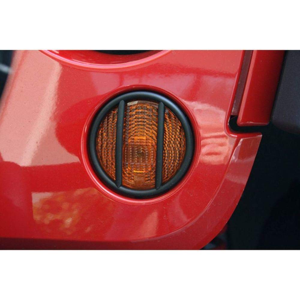 Rugged Ridge Euro Guard-Pair Black Turn Signal for Jeep Wrangler (JK) (2007-2010)