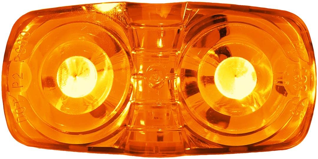 Led Marker/Clearance Pc Double Bulls-Eye Peterson Mfg 38A-MV-BT2