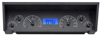 Dakota Digital VHX Analog Dash System 77 - 90 Chevy Impala / Caprice Black Alloy Blue VHX-77C-CAP-K-B