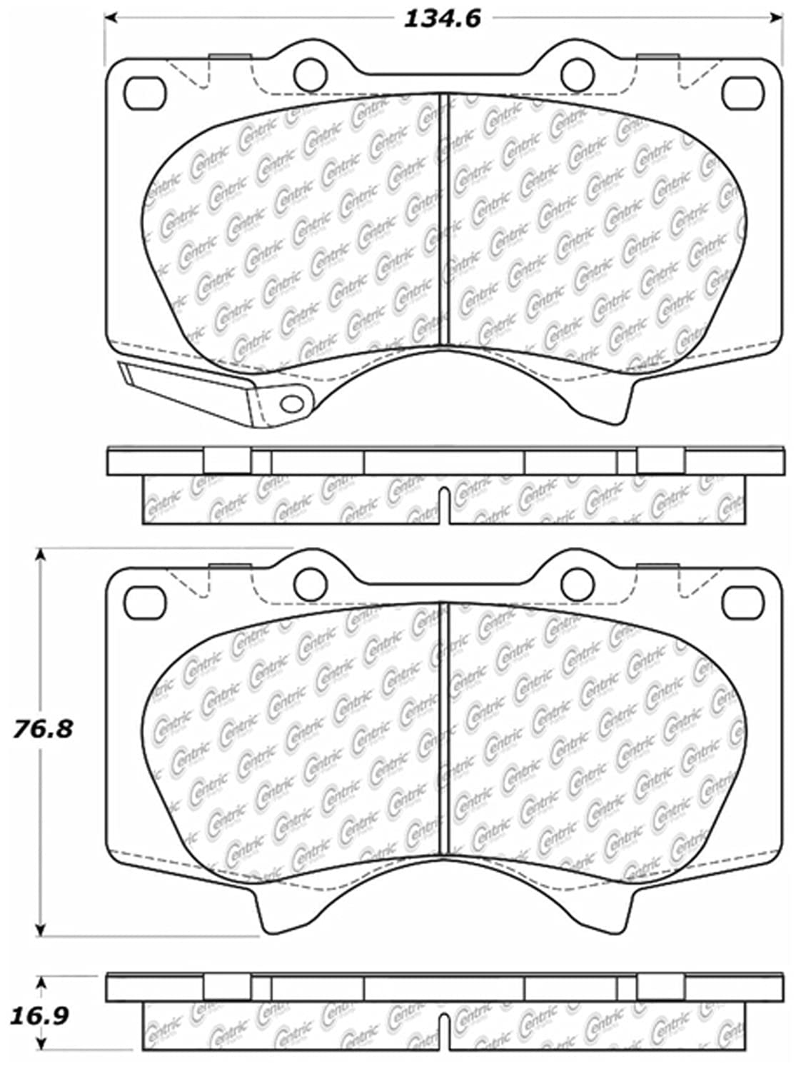 StopTech Truck & SUV Pad 319.09760
