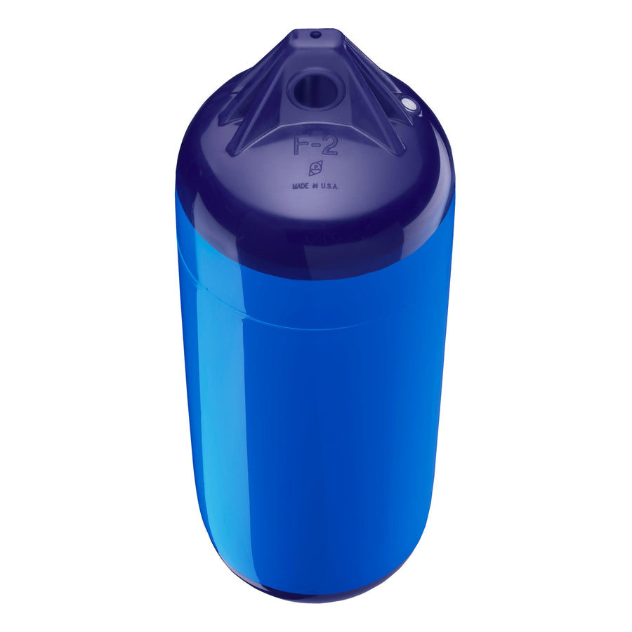 F-Series Polyform Boat Fender F-2 Standard Blue Ropehold - Blue