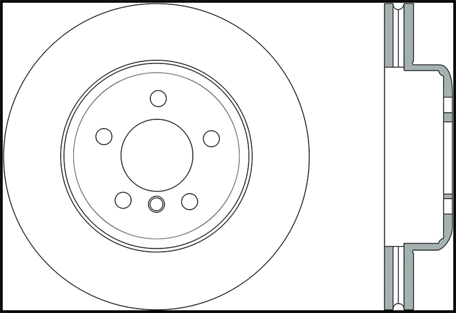 Sport Slotted Brake Rotor StopTech; Front Left 126.34124SL