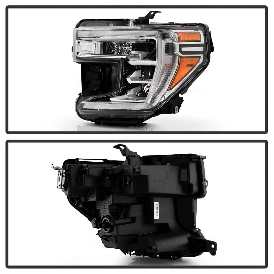 GMC Sierra 1500 19-22 Spyder (POE) Halogen Signal w/LED high Low Beam Headlight - OE Left (84621804)