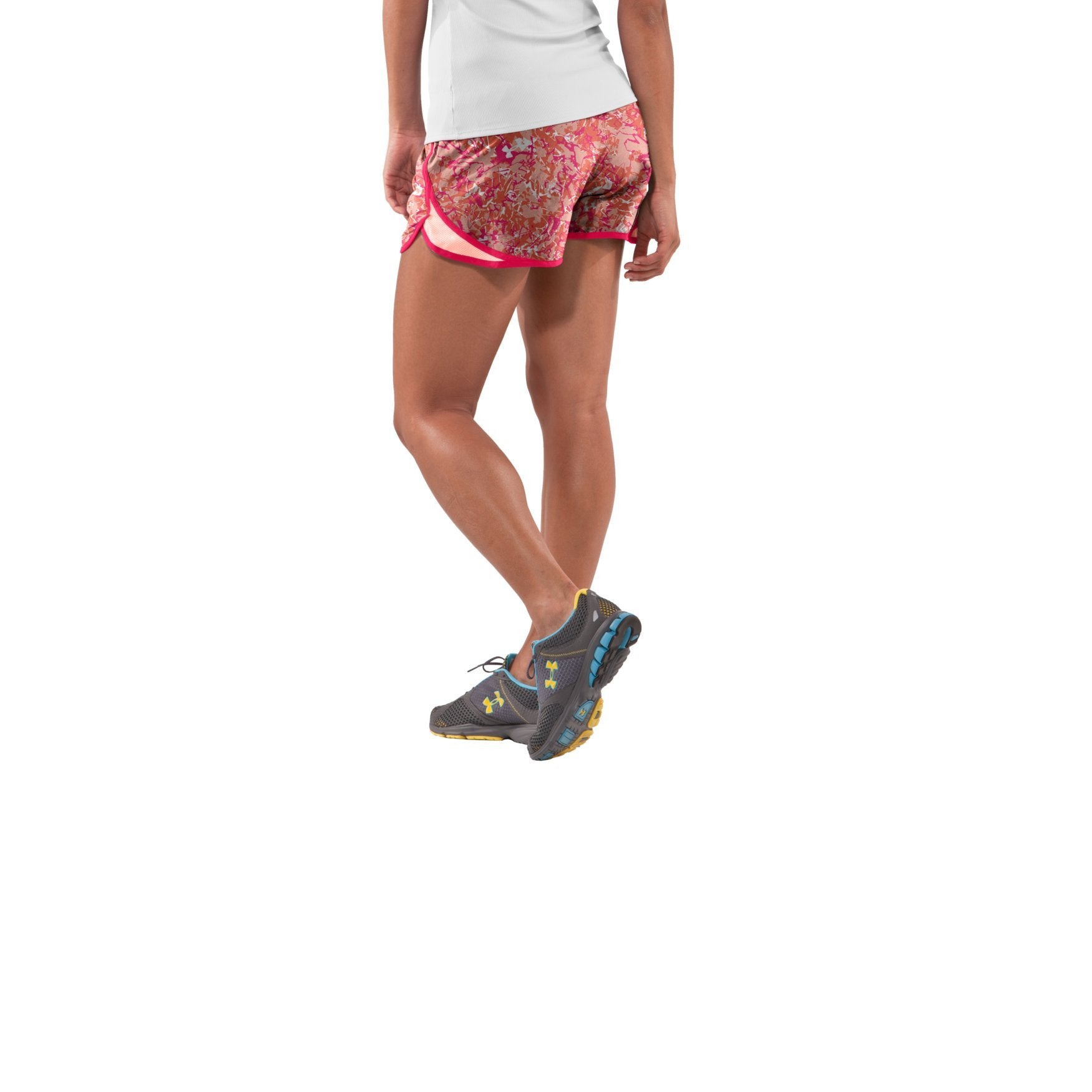 UNDER ARMOUR $30 NEW Women's UA 1233124 ESCAPE Running Short Printed Large