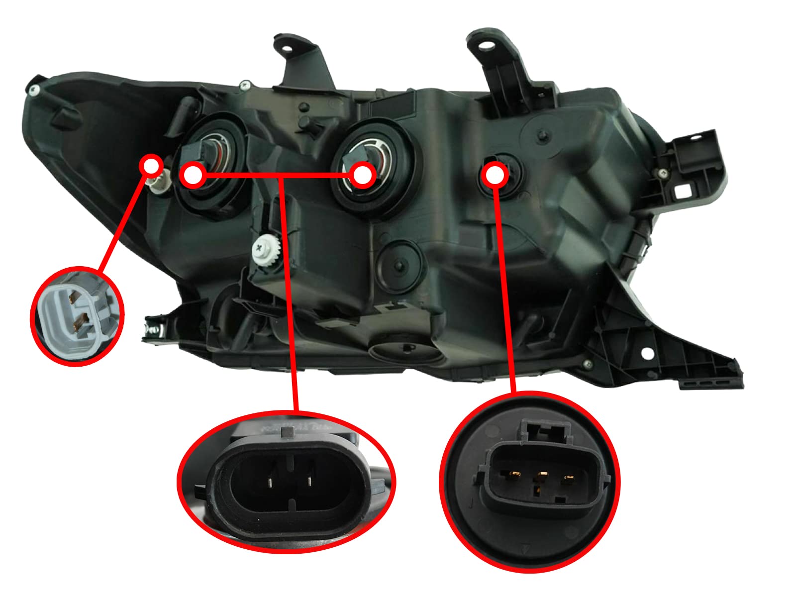 TY Depo TACMA 18 HL ASY W/O LED LH CAPA