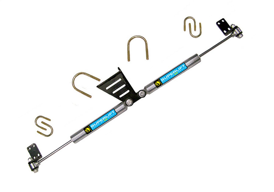 SUPERLIFT SUSPENSION RealTruck High Clearance Dual Stabilizer Kit for Jeep Wrangler JK | Bilstein 5100 Series Cylinders | 92105 | Fits 2007-2018 Jeep Wrangler JK / JKU with 1.5" of Lift or Higher