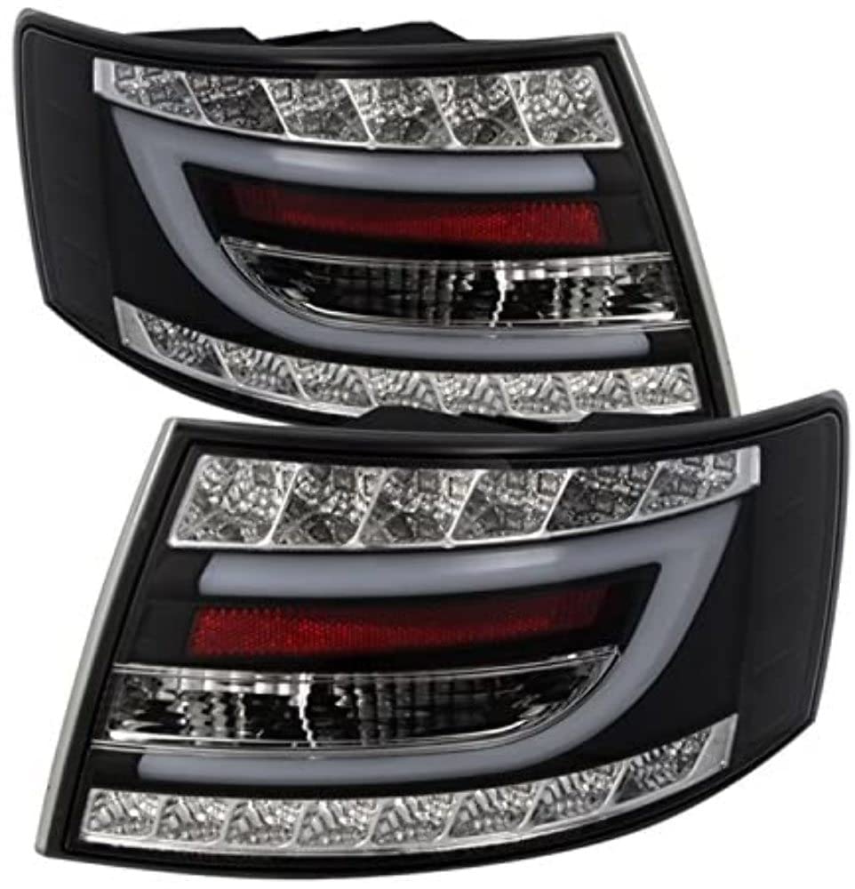 Auto Spyder 5079602 LED Tail Lights Black/Clear