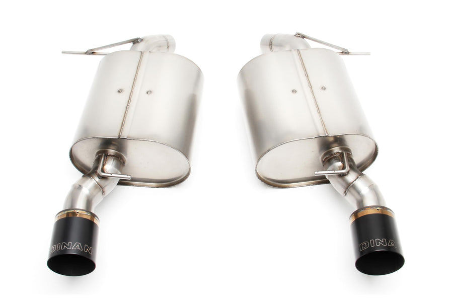 Dinan Free Flow D660-0011-BLK Axle-Back Exhaust - Compatible with 2007-2013 BMW 335i/335is/335xi