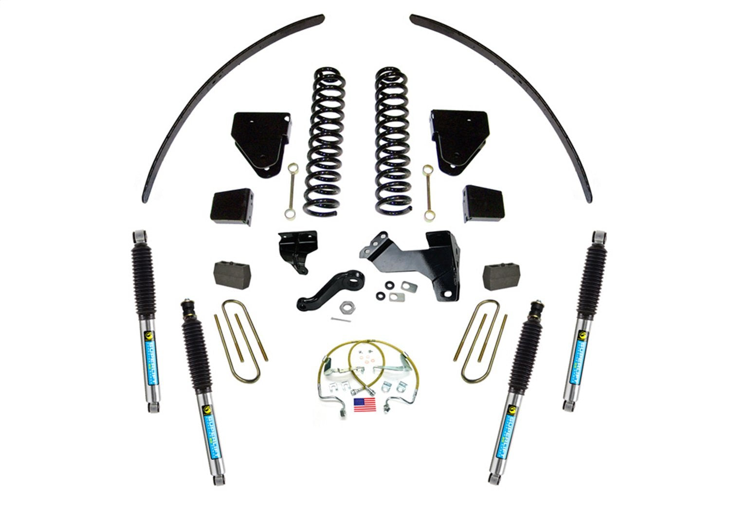 SUPERLIFT REALTRUCK SUSPENSION 6" Lift Kit for Ford F-250/F-350 | Complete Lift Kit with Front & Rear Bilstein 5100 Series Shocks | K856B | Fits 2008-2010 Ford F-250 / F-350