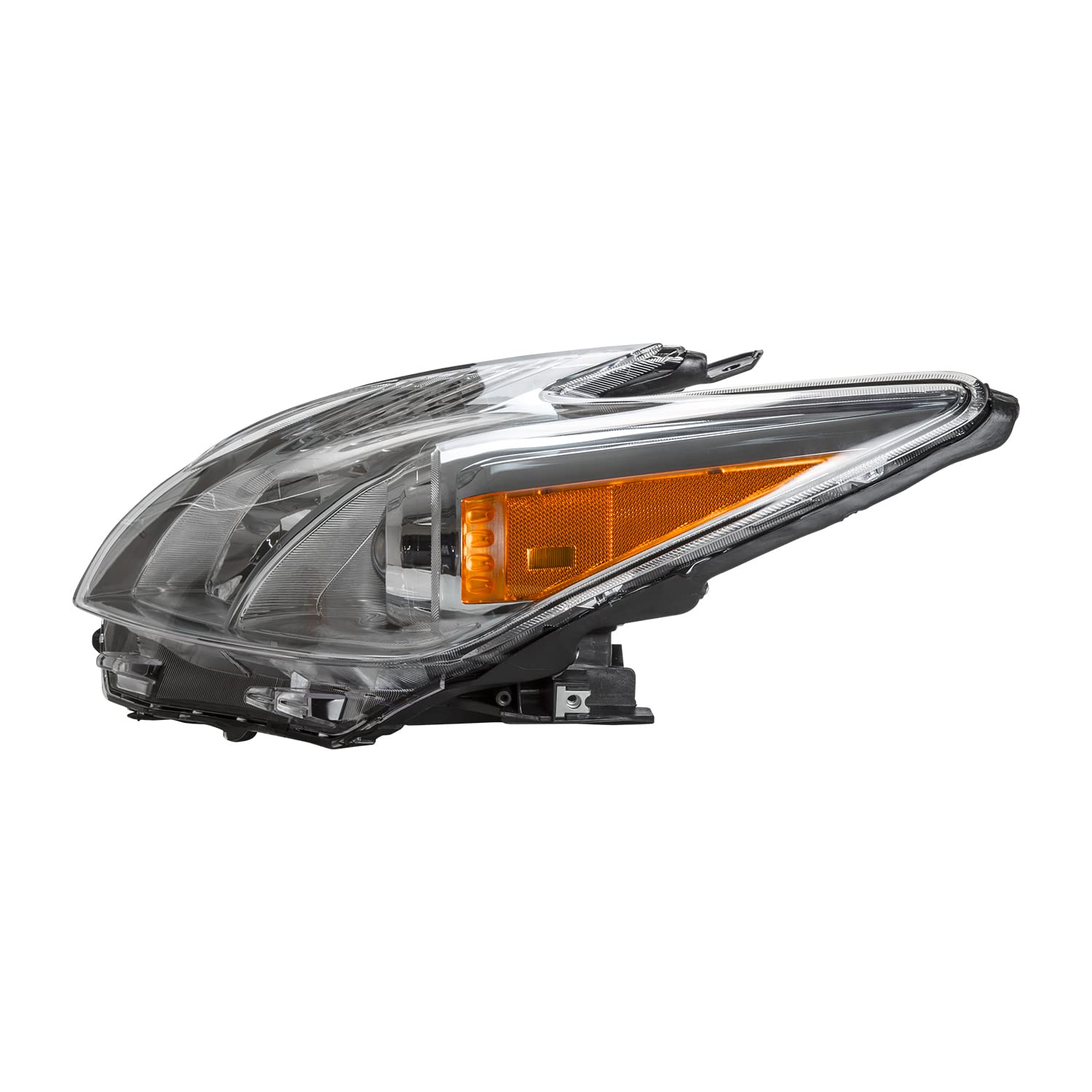 Left TYC Headlight Assembly Compatible with 2010-2011 Toyota Prius