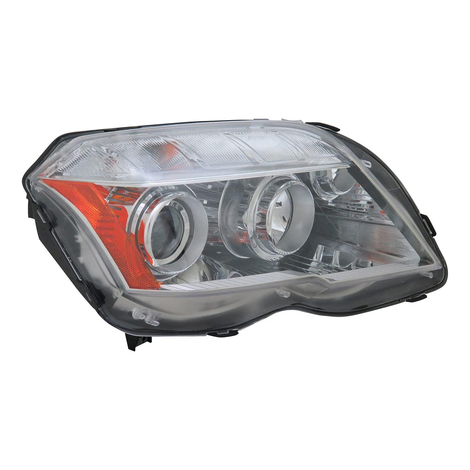 Right TYC Headlight Assembly Compatible with 2010-2012 Mercedes Benz GLK class