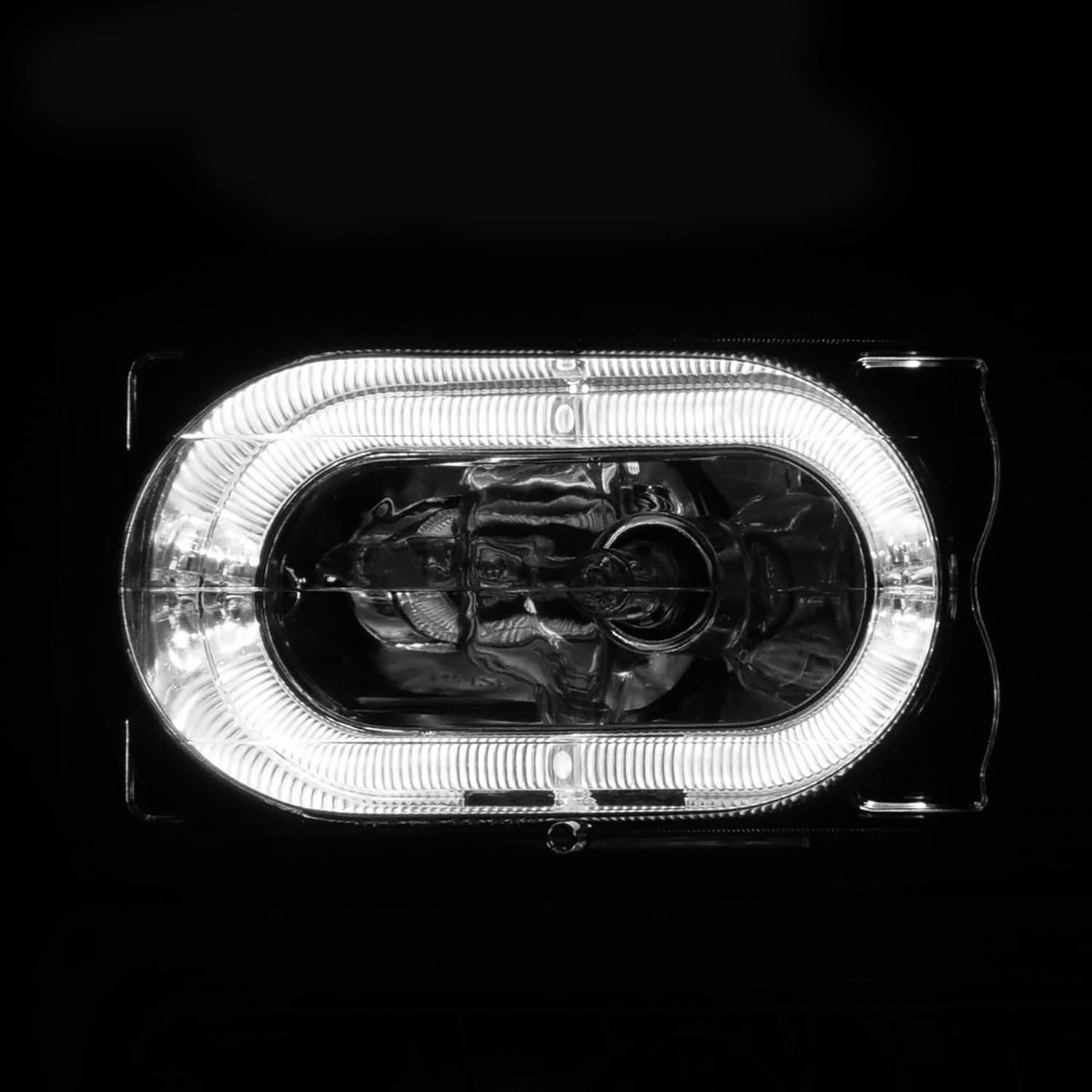 ANZO 88-98 Chevrolet C1500 Crystal Headlights Chrome Housing w/Signal and Side Marker Lights (111508)