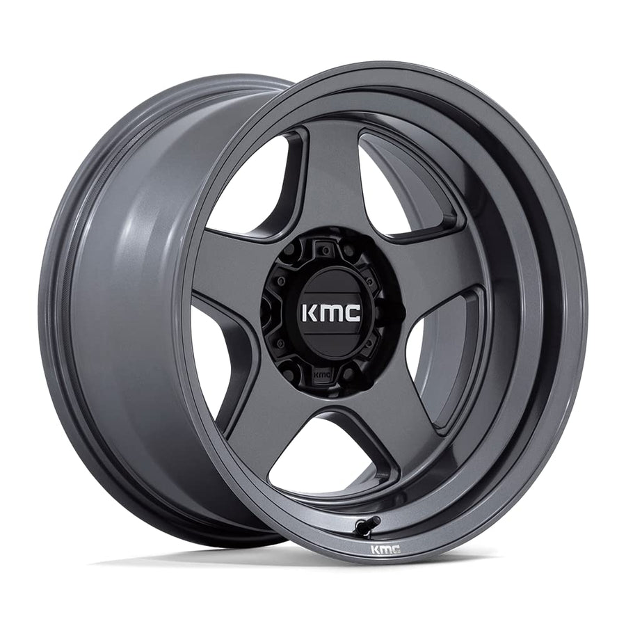 KMC Wheels 17X8.5 LOBO 5X5.04.36 -10mm MATTE ANTHRACITE - KM728AX17855010N