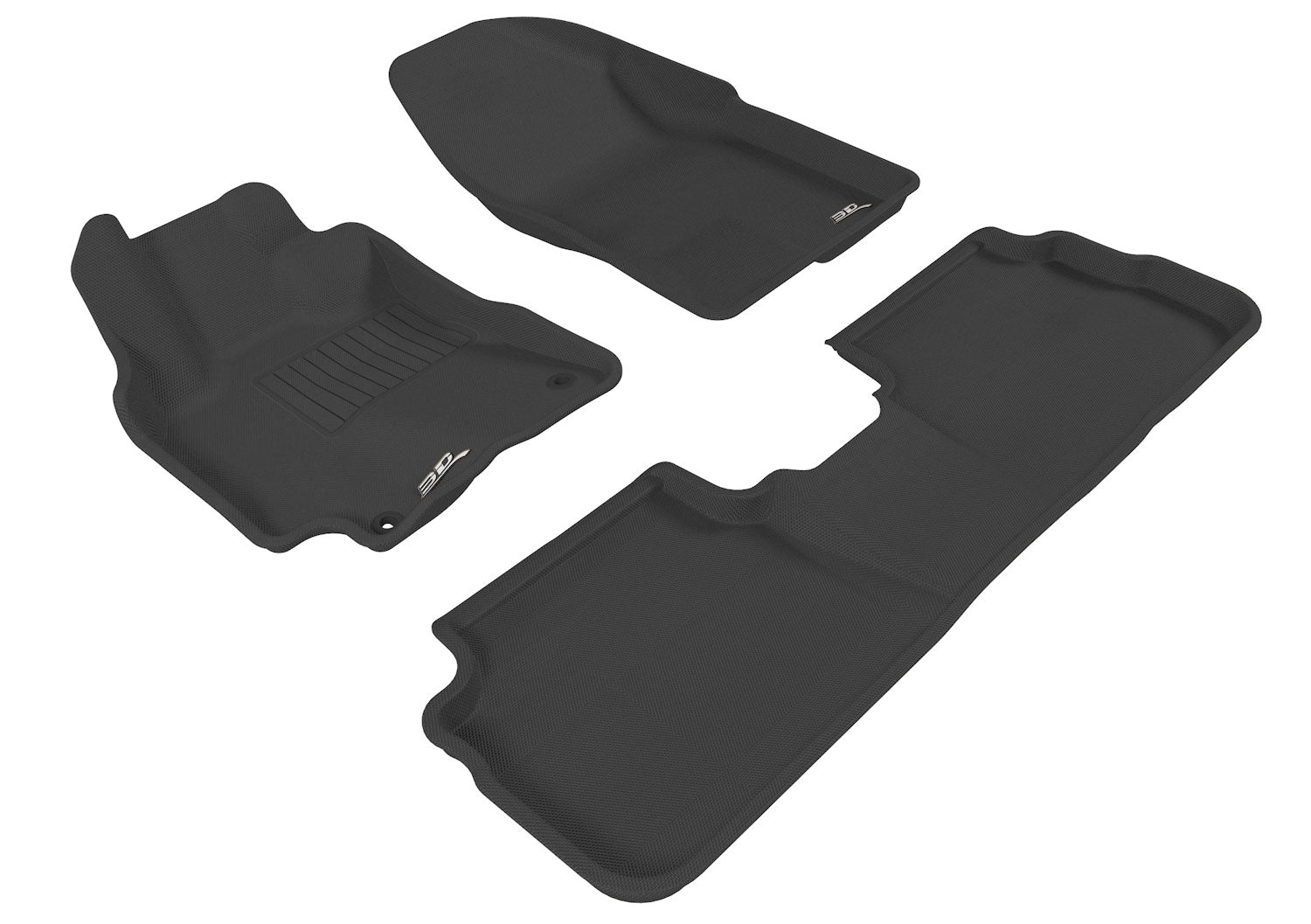 3D MAXpider Kagu Custom Fit Floor Mat (Black) Compatible with Toyota Corolla 2009-2013 - R1 R2